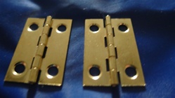 BHO-112 HINGES 1-1/2" X 1" BRASS PLATED