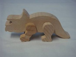 DINOSAUR TRICERATOPS 1-1/4" TALL AND 3-1/8" LONG
