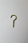 BRASS PLATED 3/4" CUP HOOKS