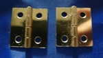 HINGE BRASS PLATED 3/4" TALL 1/2" WIDE