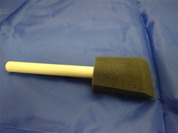FB-2  FOAM PAINT BRUSHES 2" WIDE WITH WOOD HANDLE