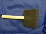 FB-2  FOAM PAINT BRUSHES 2" WIDE WITH WOOD HANDLE