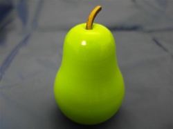 FP-1G PEARS GREEN  3-3/8" HEIGHT X 2-1/2" WIDE