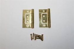 HINGE NON MORTISE 1-1/2" BRASS PLATED